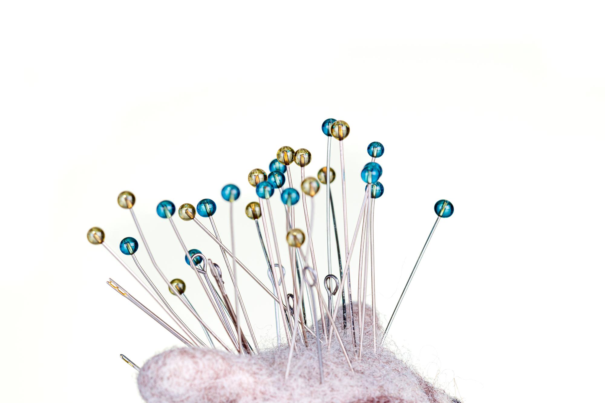 mixed-media embroidery sample with beads